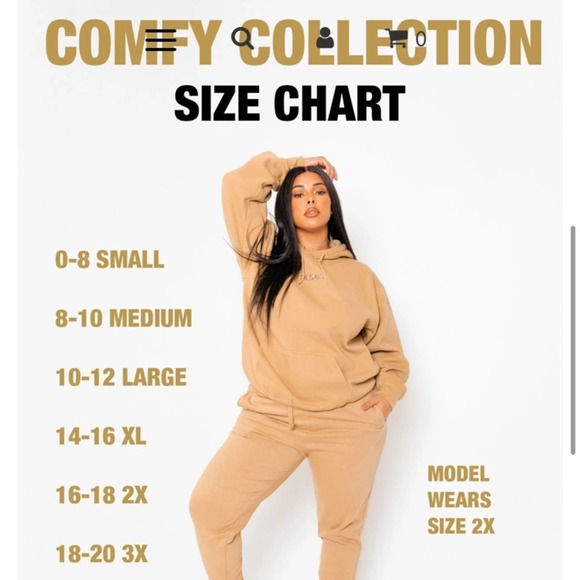 NEW BABES Set Fiery Red Comfy Sweat Lounge Sweatshirt + Jogger Set Size M - Picture 5 of 5